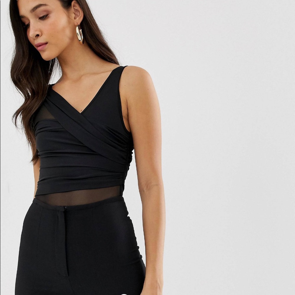 ASOS The Girlcode wrap bodysuit